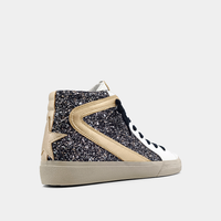 Rooney Goose High Tops - Black Gold