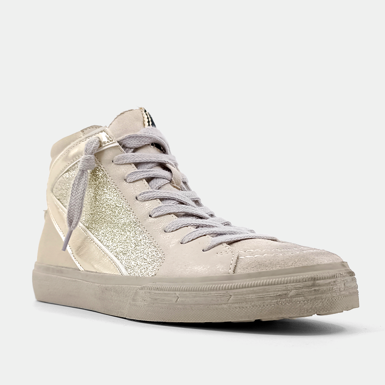 Rooney Goose High Tops - Gold