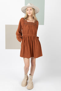 Wilderness Run Dress - Rust