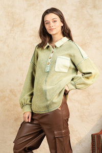Never Apart Top - Sage