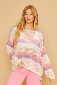 Hanging Around Top - Ivory