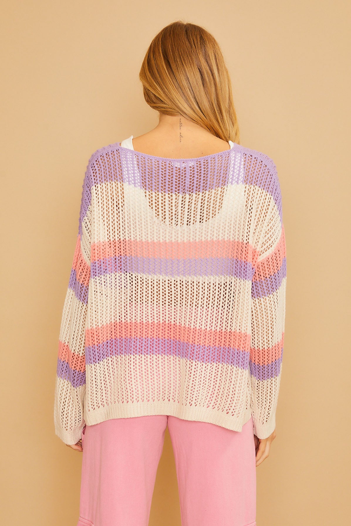 Hanging Around Top - Ivory