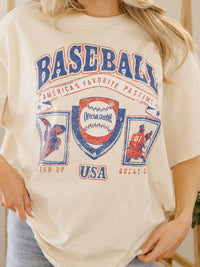 Baseball Patch Tee - Off White