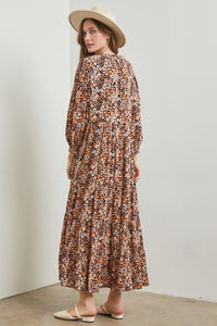 Among The Flowers Dress - Black