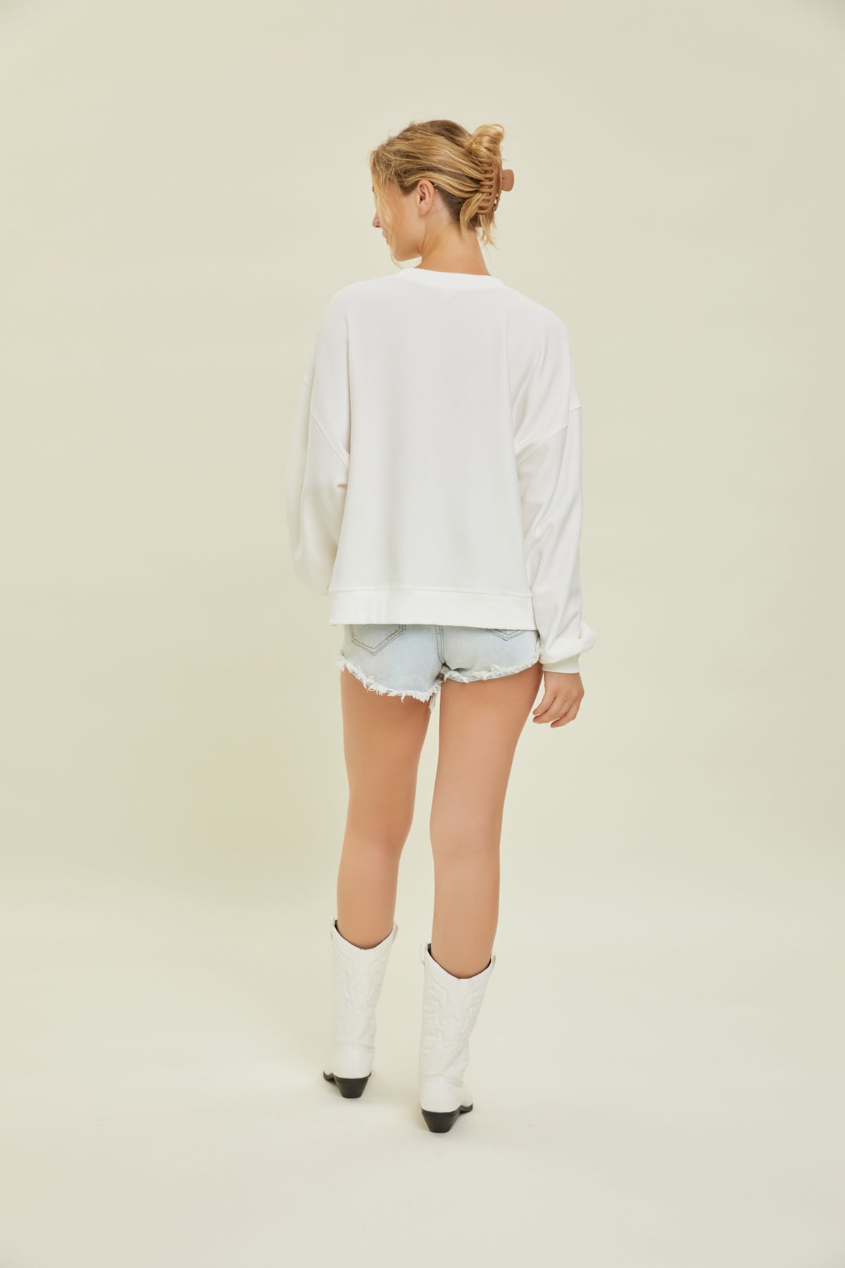 Cheers Graphic Sweater - Ivory