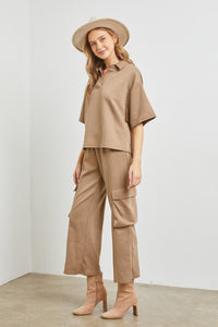 Tactile Sensation Pants - Taupe