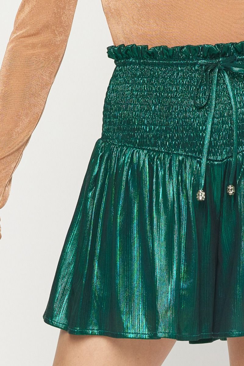 Sparkling Joy Shorts - Forest