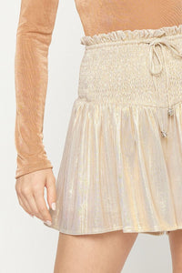 Sparkling Joy Shorts - Champagne
