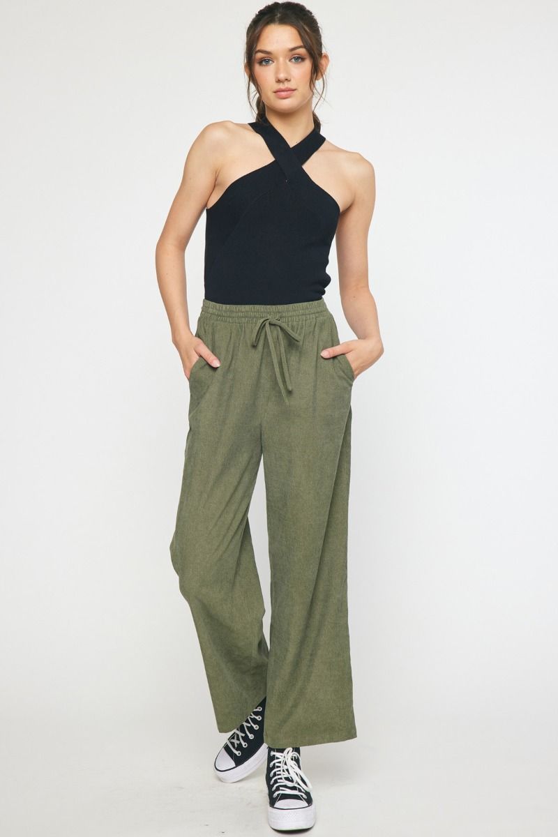Cord Of Change Pants - Olive