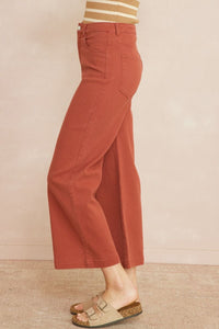 On The Rise Pants - Rust