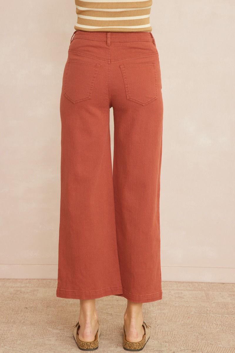 On The Rise Pants - Rust
