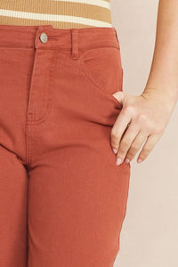 On The Rise Pants - Rust