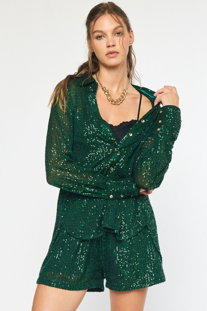 Sparkle Bright Top - Green