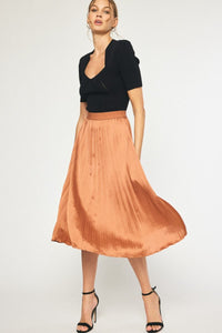 Ultimate Luxury Skirt - Rust