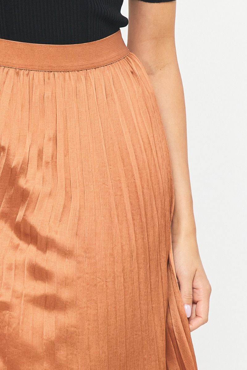 Ultimate Luxury Skirt - Rust