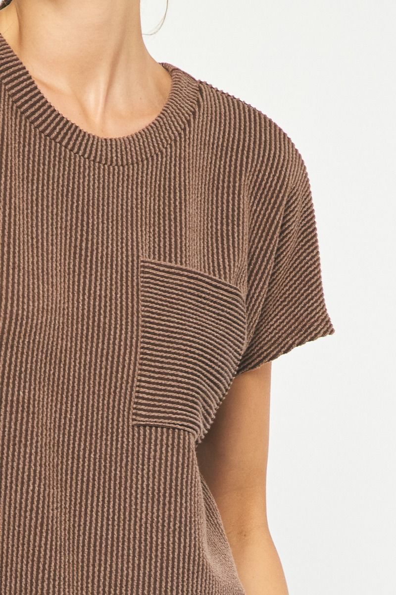 Tangible Form Dress - Brown