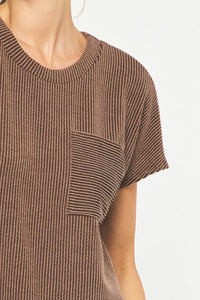 Tangible Form Dress - Brown