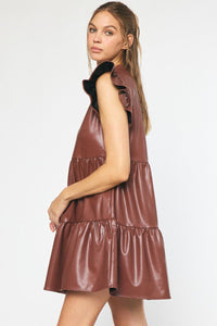 Gliding Along Dress - Chocolate