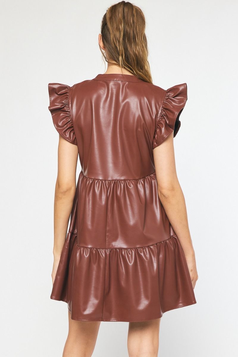 Gliding Along Dress - Chocolate