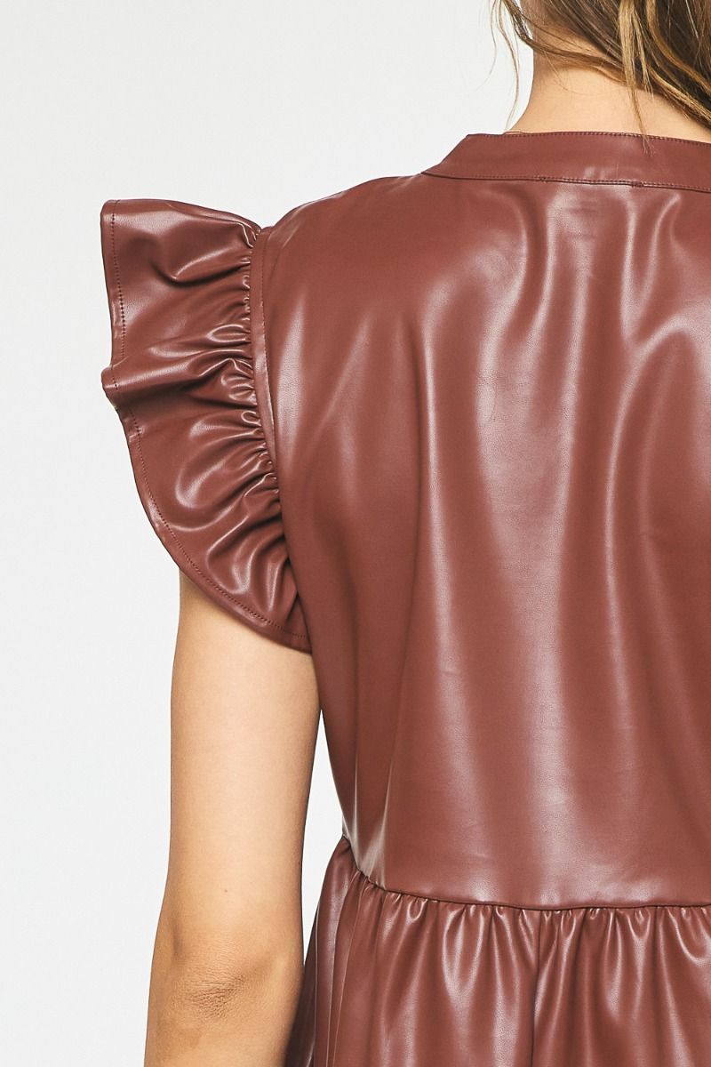 Gliding Along Dress - Chocolate