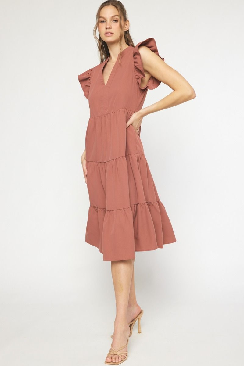 Active Confidence Dress - Cinnamon