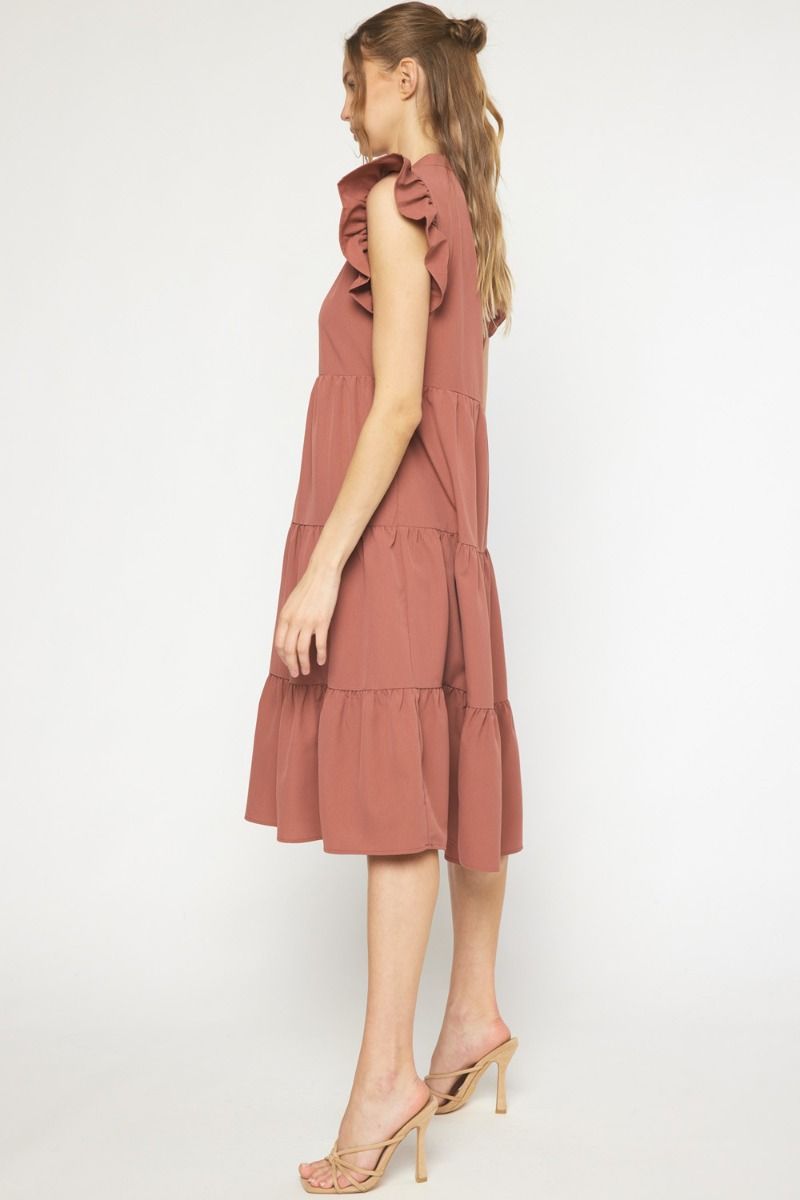 Active Confidence Dress - Cinnamon