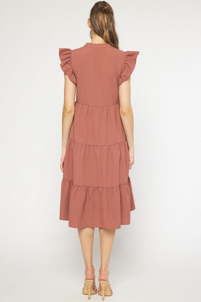 Active Confidence Dress - Cinnamon
