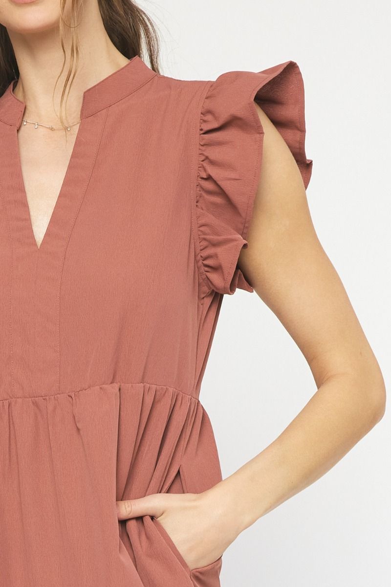 Active Confidence Dress - Cinnamon