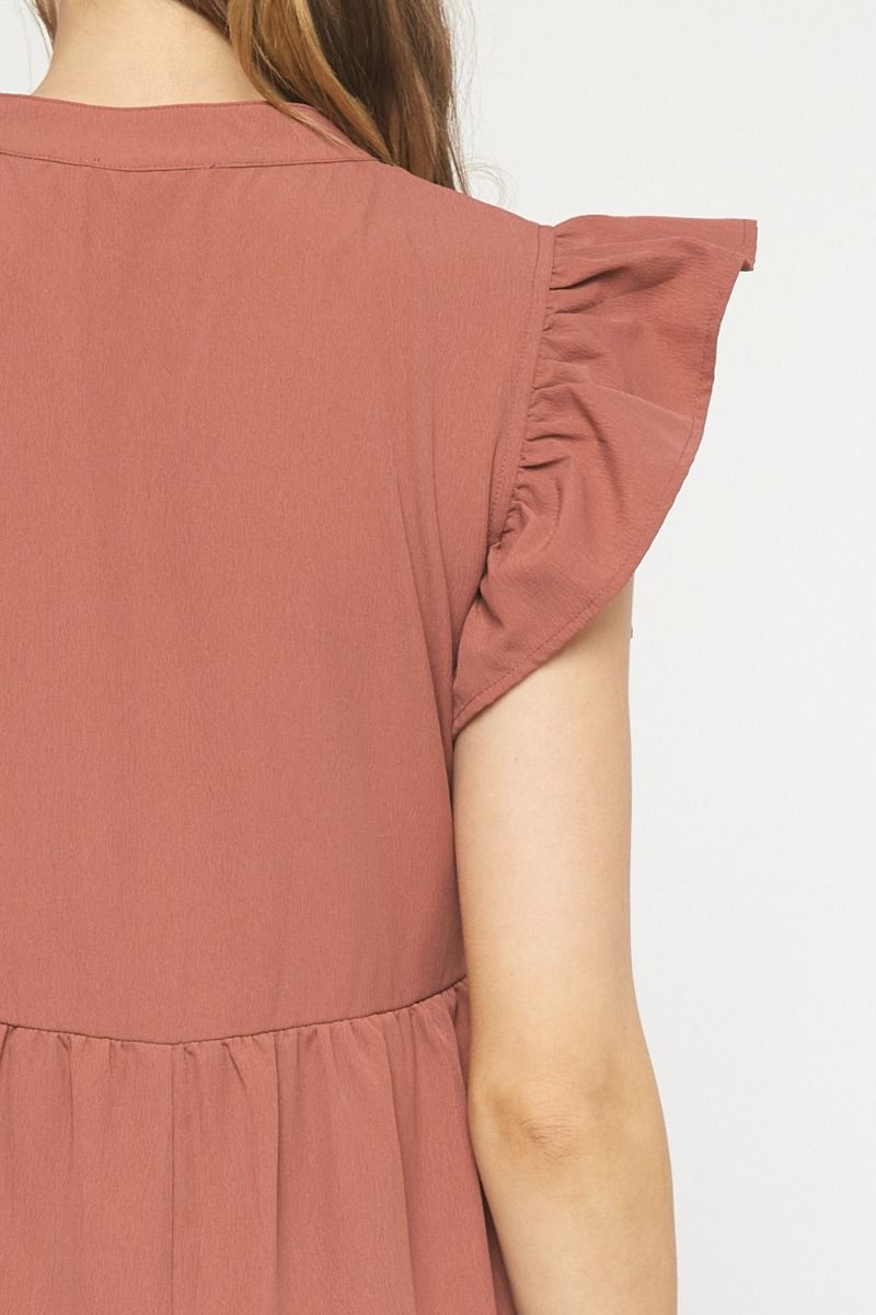 Active Confidence Dress - Cinnamon
