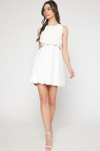 Just A Peek Dress - Ivory