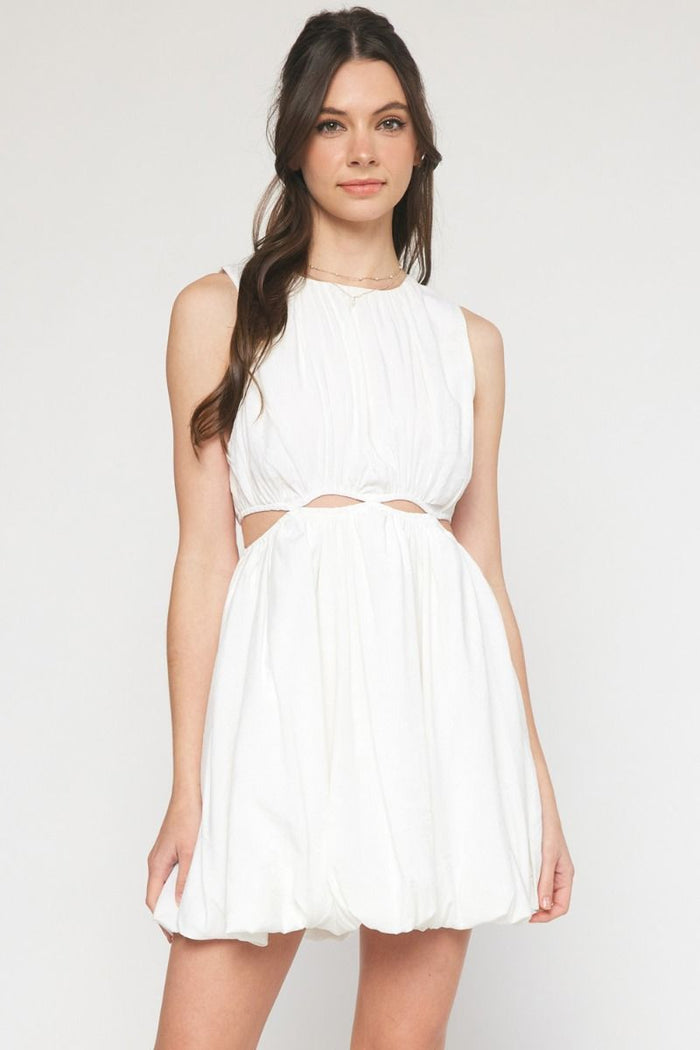 Just A Peek Dress - Ivory