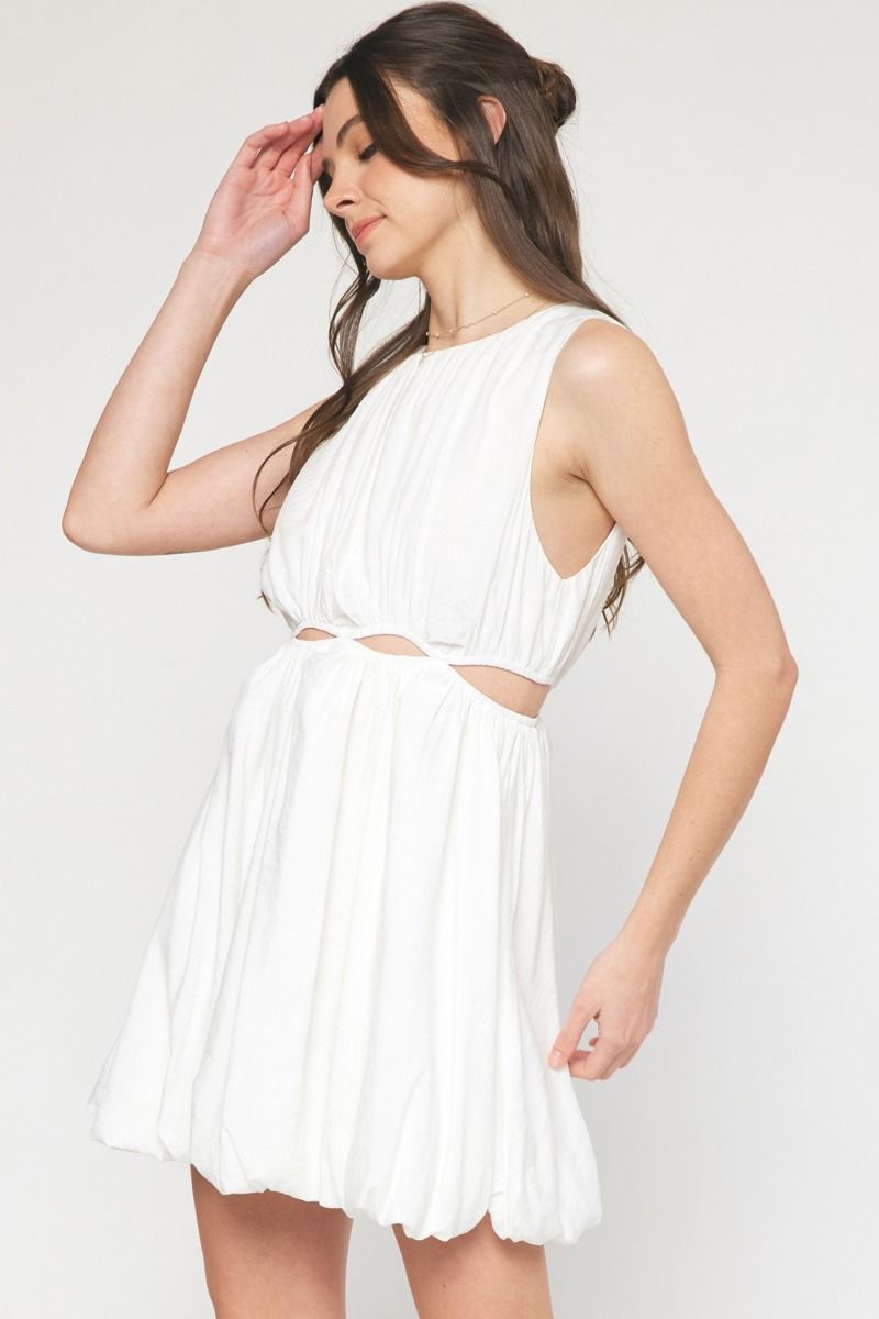 Just A Peek Dress - Ivory