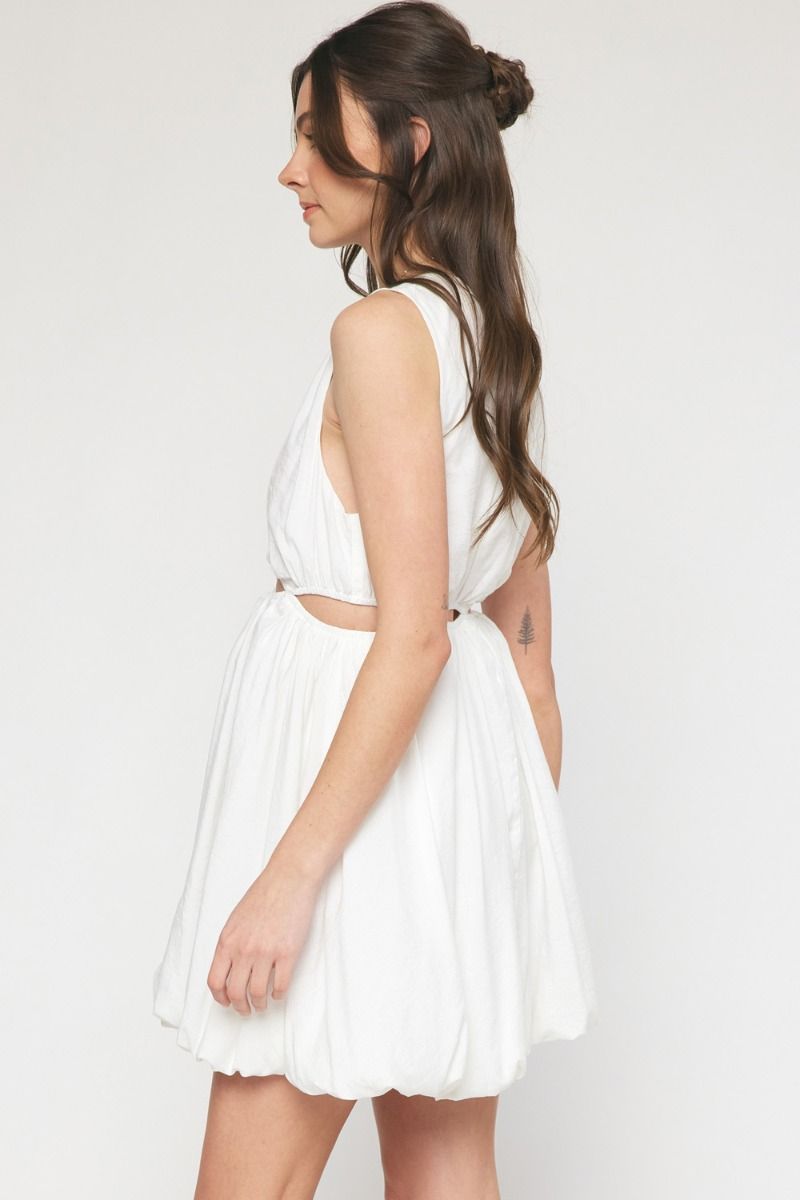 Just A Peek Dress - Ivory