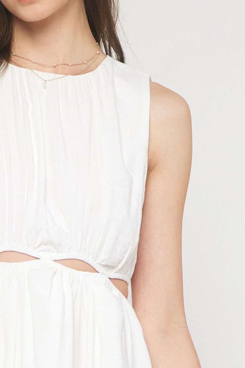 Just A Peek Dress - Ivory