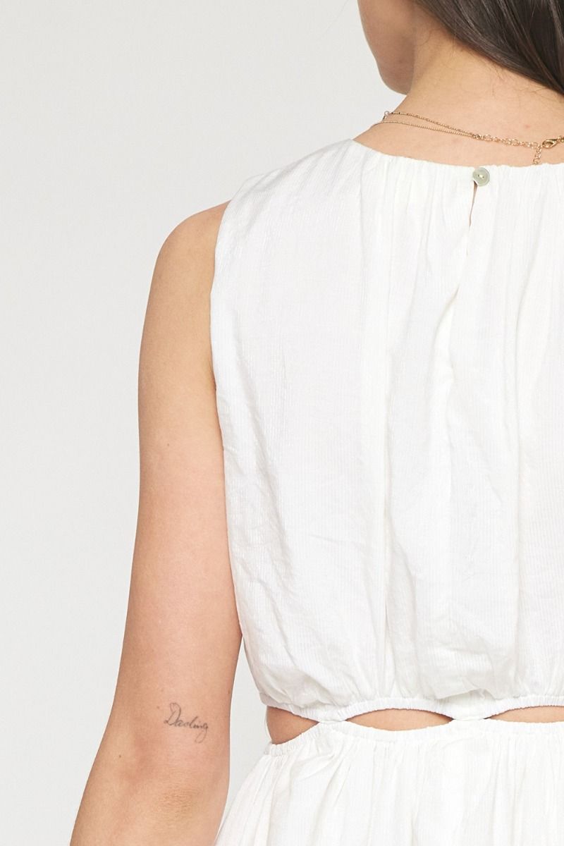 Just A Peek Dress - Ivory