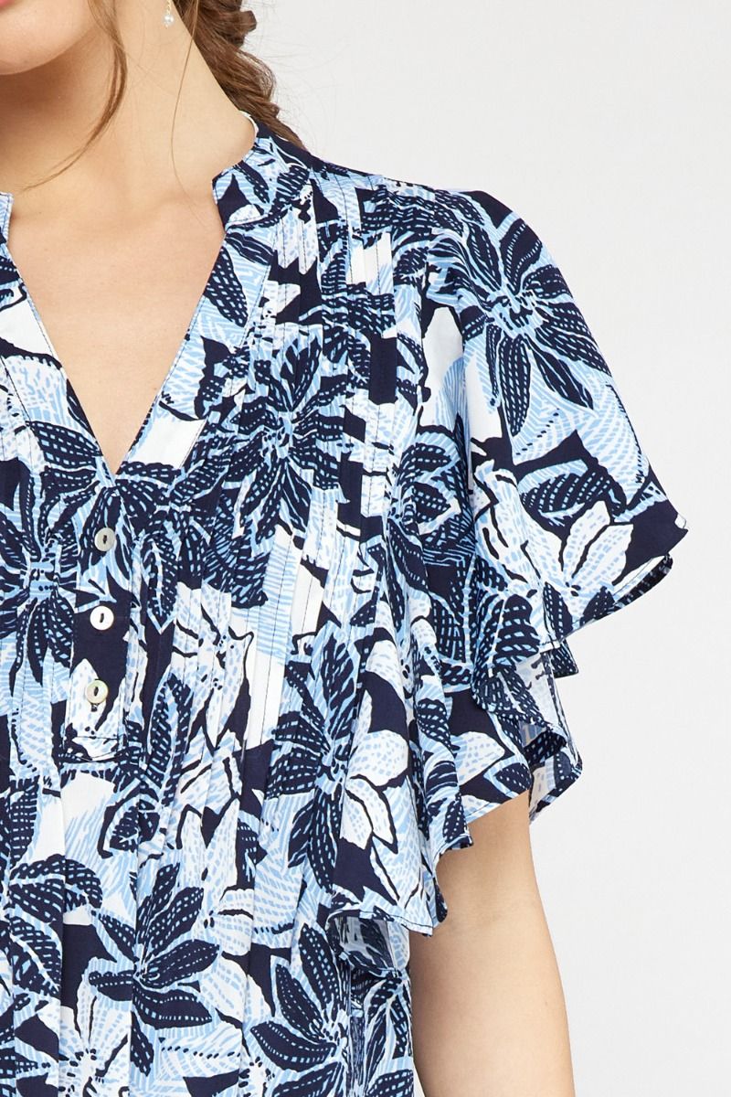 Adventure Awaits Dress - Navy