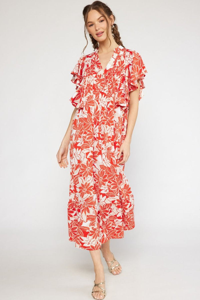 Adventure Awaits Dress - Red