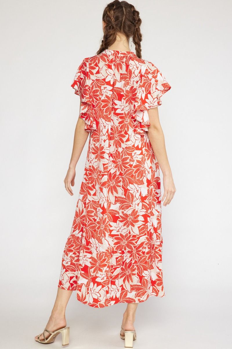 Adventure Awaits Dress - Red