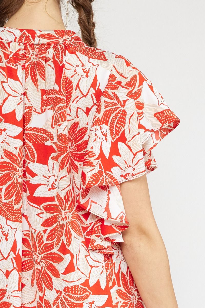 Adventure Awaits Dress - Red