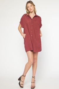 Local Tradition Dress - Merlot