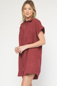 Local Tradition Dress - Merlot