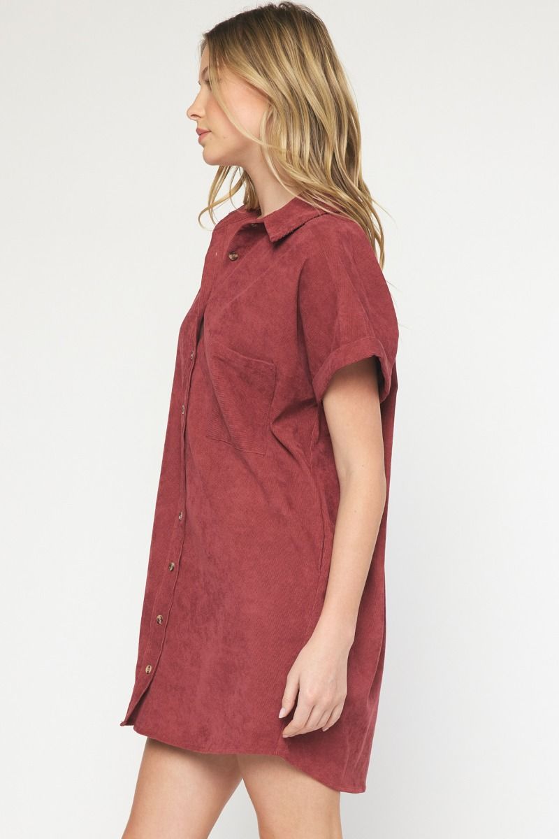 Local Tradition Dress - Merlot