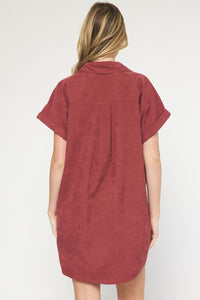 Local Tradition Dress - Merlot