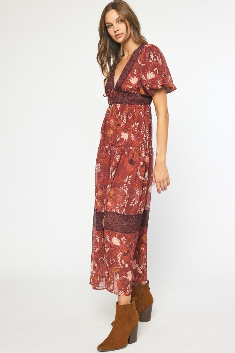 Nomadic Lifestyle Dress - Rust