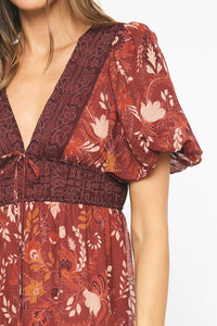 Nomadic Lifestyle Dress - Rust