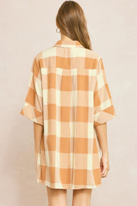 Shape Of Whimsy Dress - Caramel