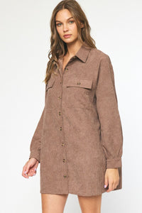 Harvest Winds Dress - Mocha