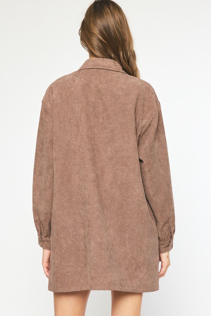 Harvest Winds Dress - Mocha