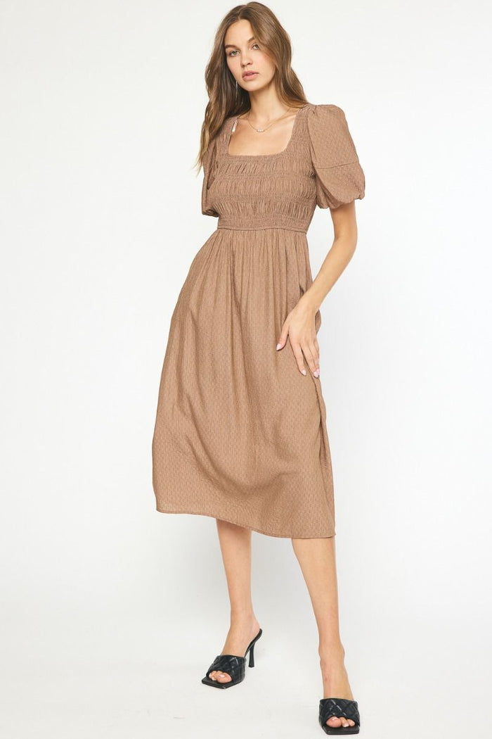 Harvest Festival Dress - Mocha