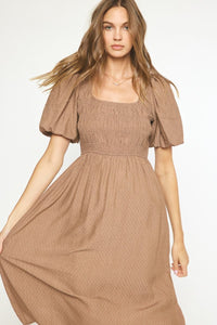 Harvest Festival Dress - Mocha